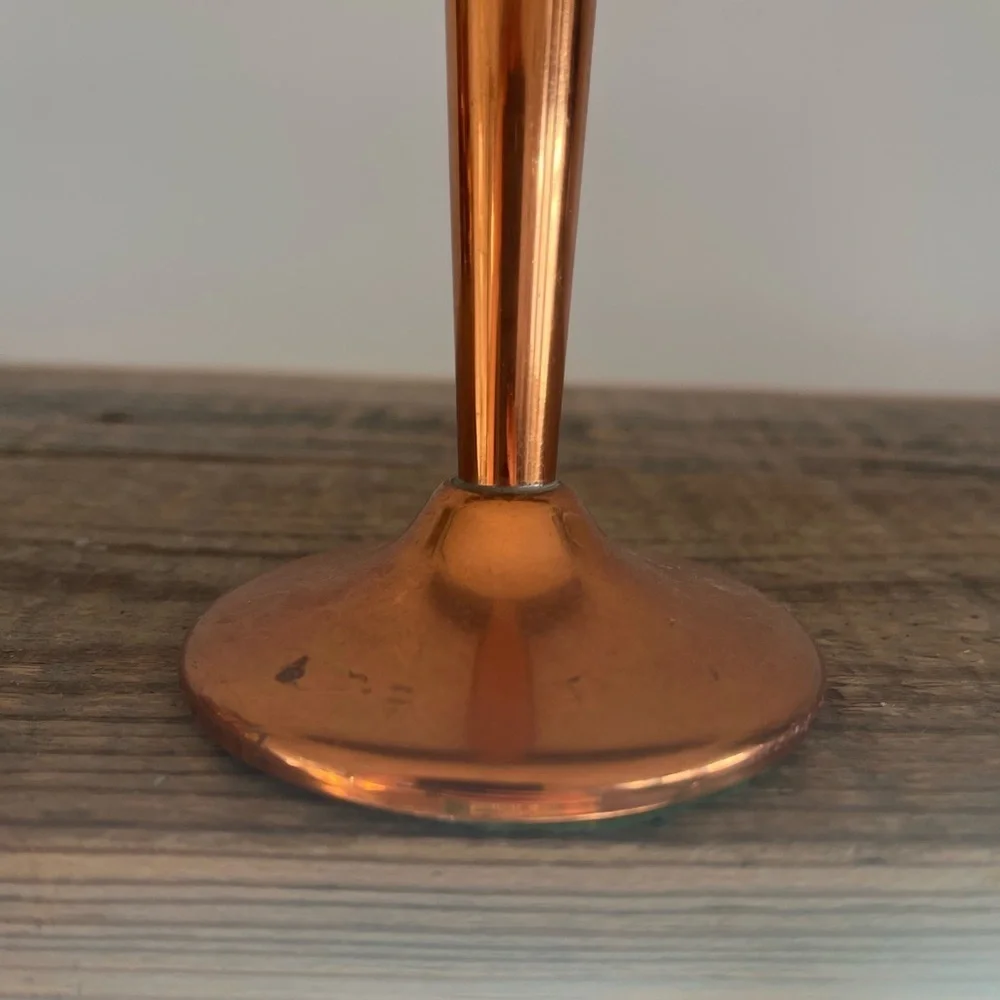 Elegant Copper Bud Vase